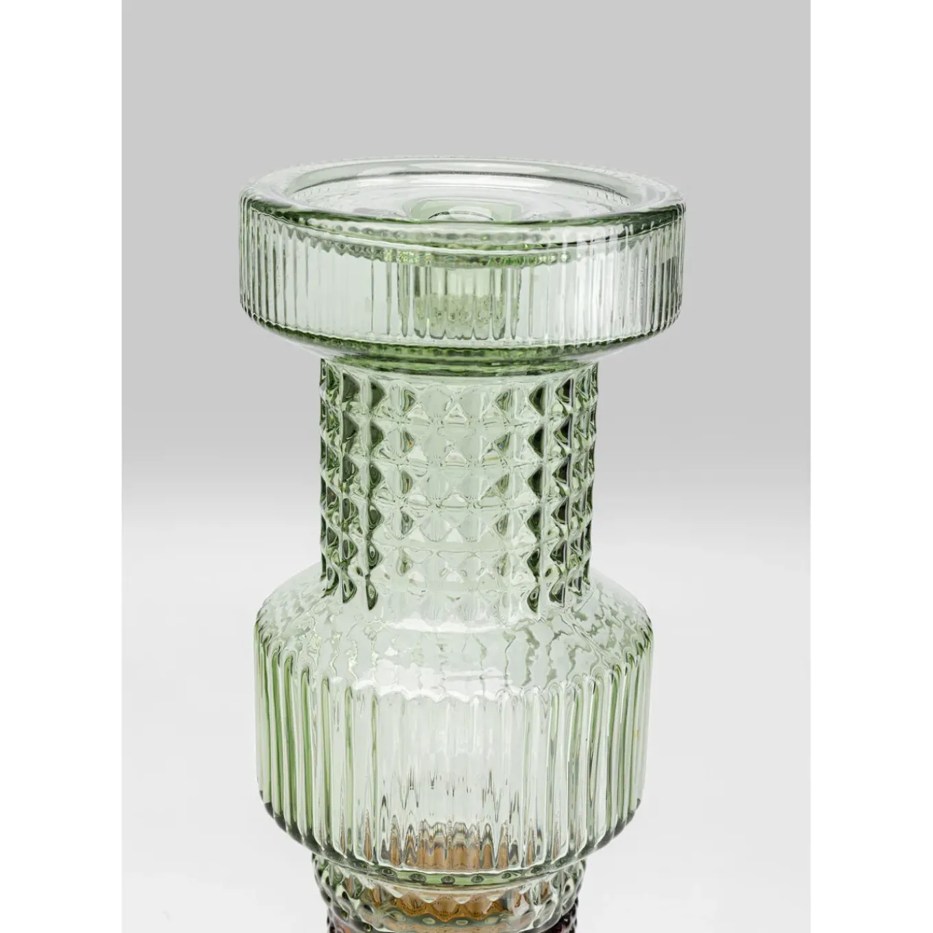 Bougeoir Marvelous Duo Vert Marron 49Cm