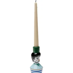 Bougeoir Monsieur Mustache 16Cm
