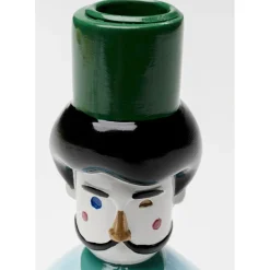 Bougeoir Monsieur Mustache 16Cm