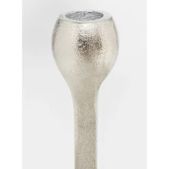 Bougeoir Stacky Argente 31Cm