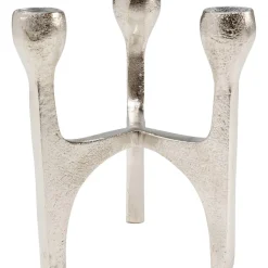 Bougeoir Stacky Argente 15Cm