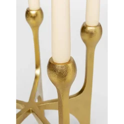 Bougeoir Stacky Dore 31Cm