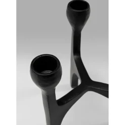 Bougeoir Stacky Noir 15Cm