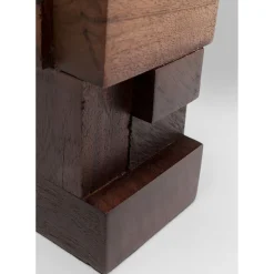 Bougeoir Wood Tetris 31Cm