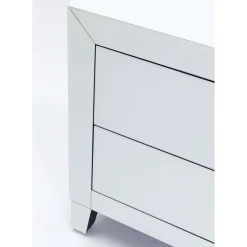 Buffet Bas Luxury Push Blanc 140X50Cm