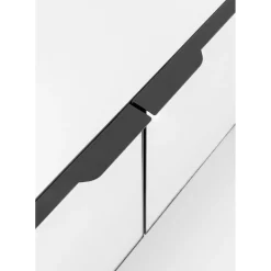 Buffet Bas Soran Noir 180X40Cm