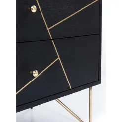 Buffet Gold Vein 6 Tiroirs 145X82Cm
