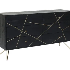 Buffet Gold Vein 6 Tiroirs 145X82Cm