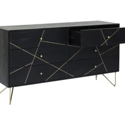 Buffet Gold Vein 6 Tiroirs 145X82Cm