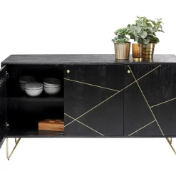 Buffet Gold Vein 3-Portes 145X82