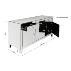 Buffet Luxury Push Blanc