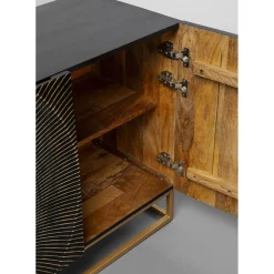Buffet Madeira Fonce 177X75Cm