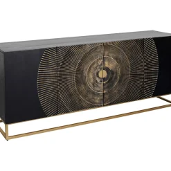 Buffet Madeira Fonce 177X75Cm
