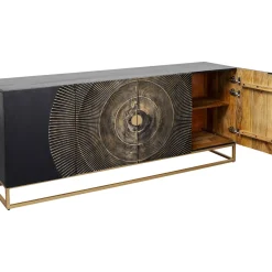 Buffet Madeira Fonce 177X75Cm