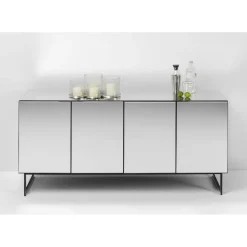 Buffet Soran Noir 160X45Cm