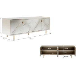 Buffet Venice Triangle 180X64Cm