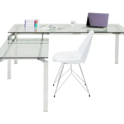 Bureau D Angle Lorenco Chrome 210X180Cm