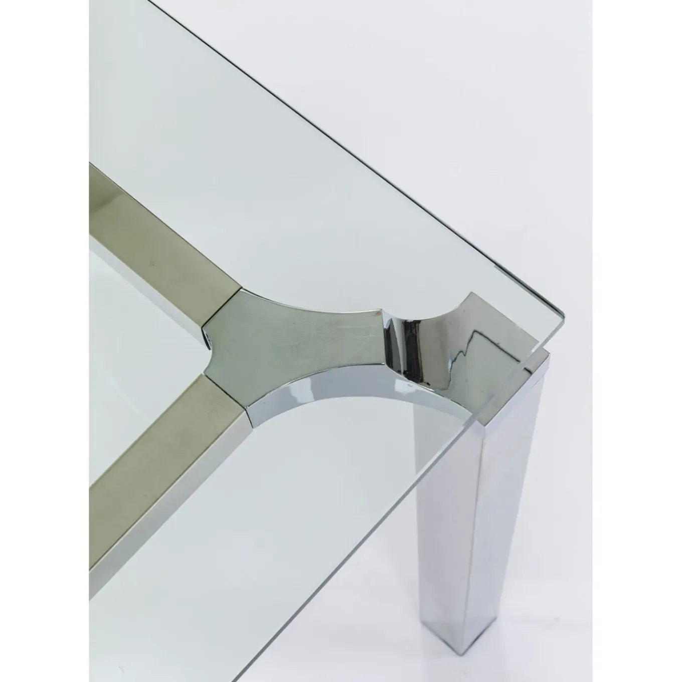 Bureau D Angle Lorenco Chrome 210X180Cm