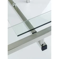 Bureau D Angle Lorenco Chrome 210X180Cm