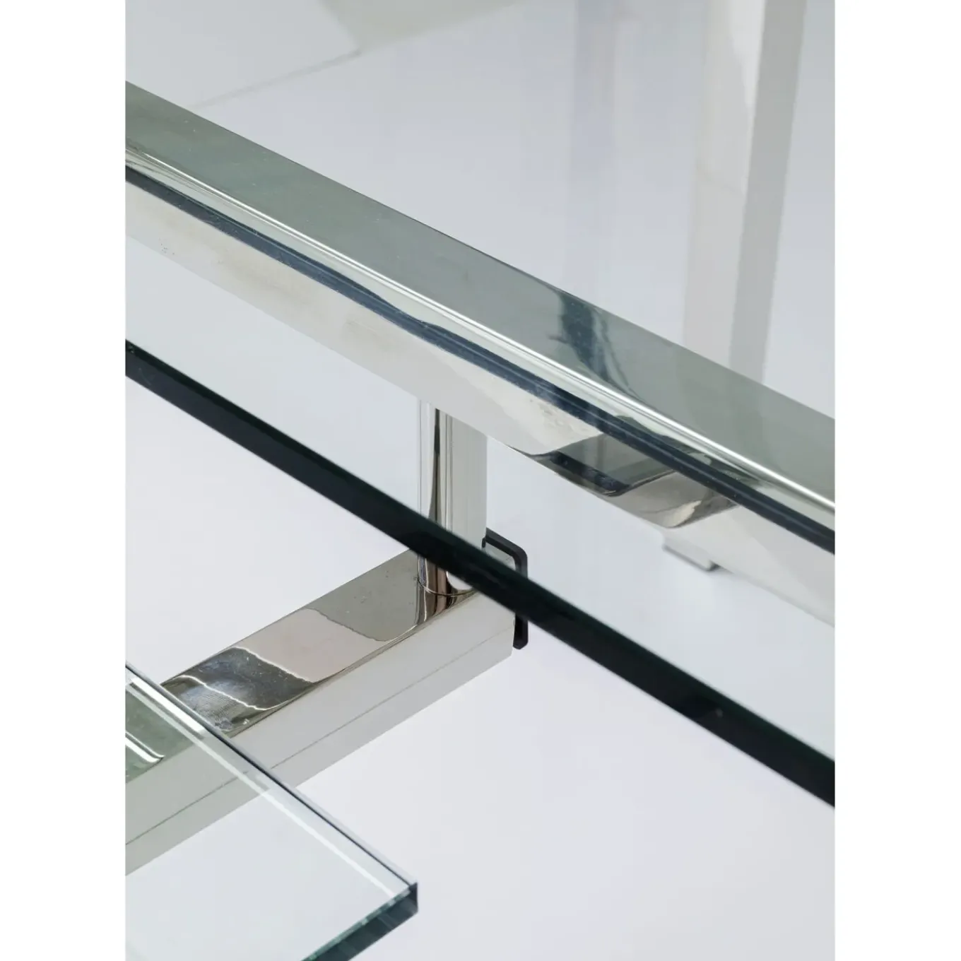 Bureau D Angle Lorenco Chrome 210X180Cm