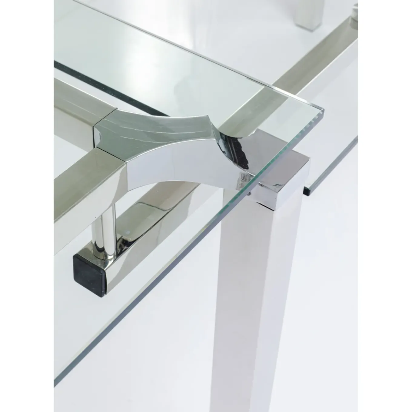 Bureau D Angle Lorenco Chrome 210X180Cm