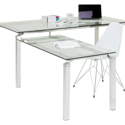 Bureau D Angle Lorenco Chrome 210X180Cm