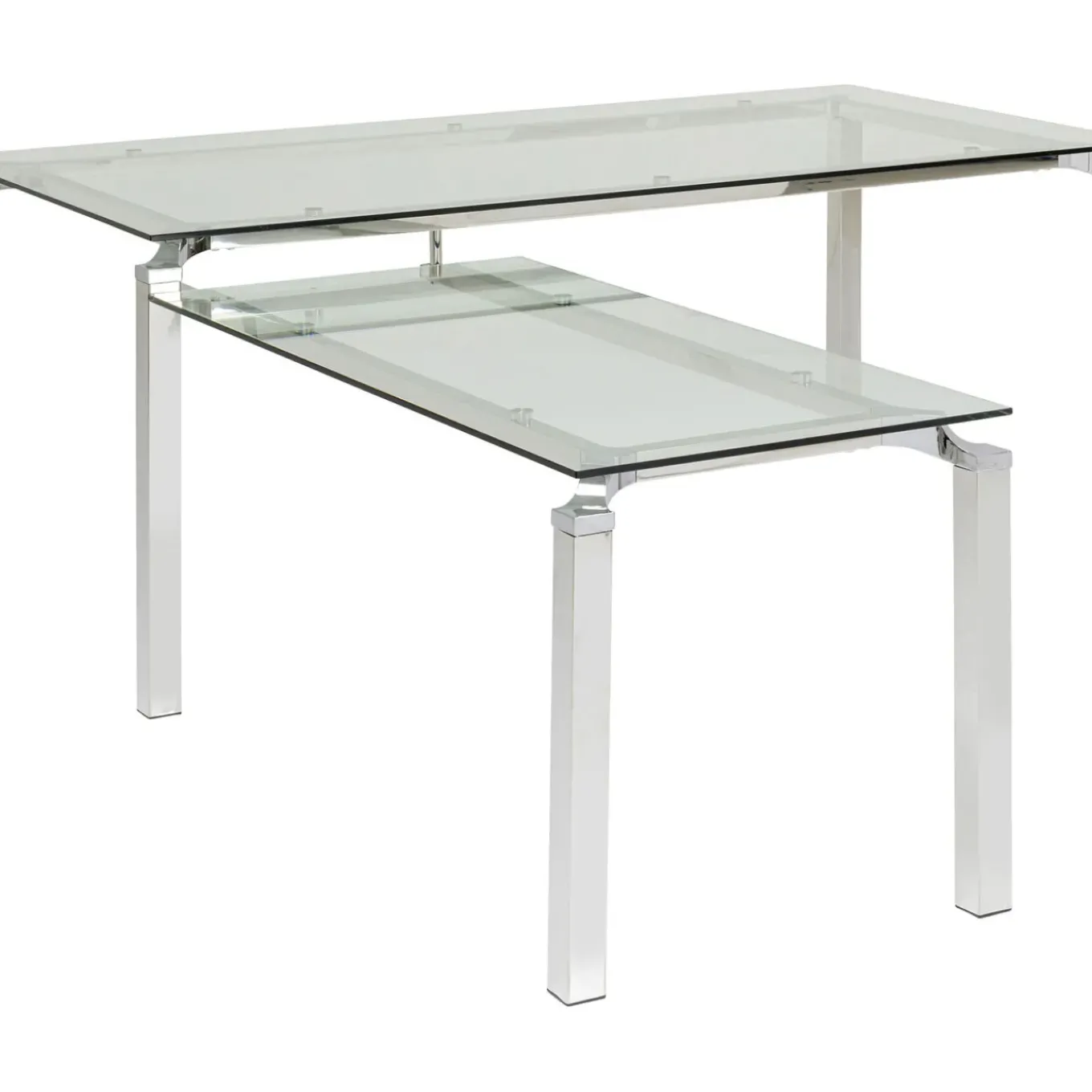 Bureau D Angle Lorenco Chrome 210X180Cm