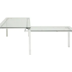 Bureau D Angle Lorenco Chrome 210X180Cm