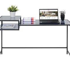 Bureau Loft Noir 134X60Cm