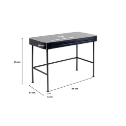 Bureau Montieri Anthracite 100X53Cm