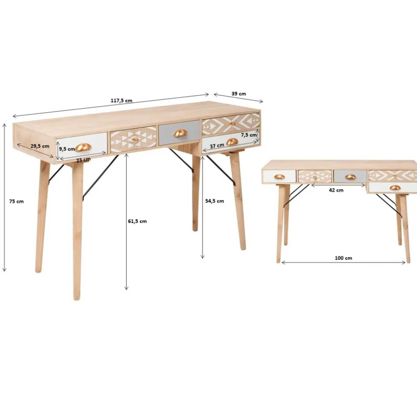Bureau Oase 118X40Cm