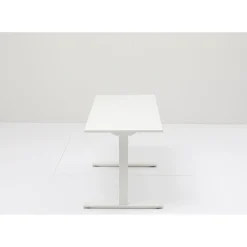 Bureau Office Blanc Blanc 160X80
