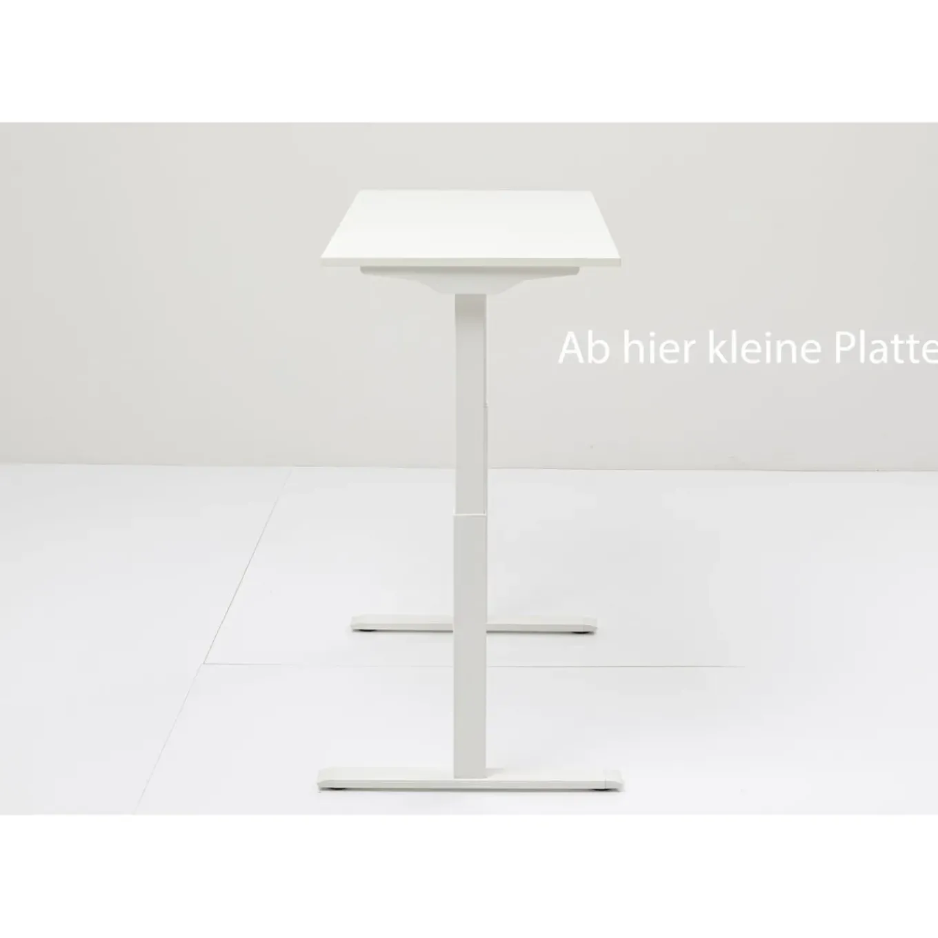 Bureau Office Blanc Blanc 160X80