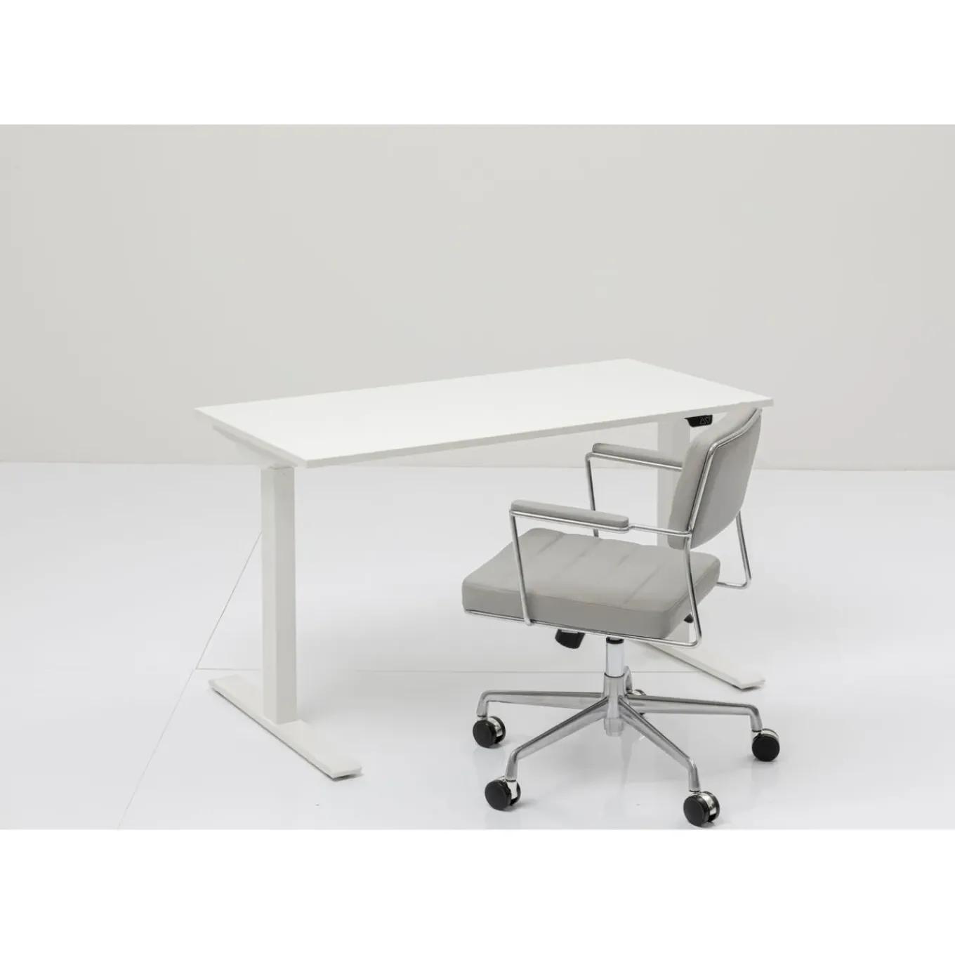 Bureau Office Blanc Blanc 160X80