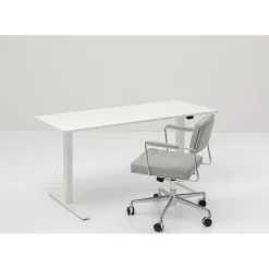 Bureau Office Blanc Blanc 140X70