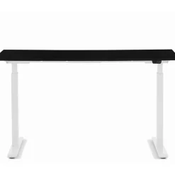 Bureau Office Blanc Noir 140X70