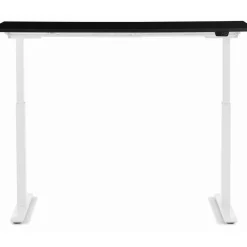 Bureau Office Blanc Noir 140X70