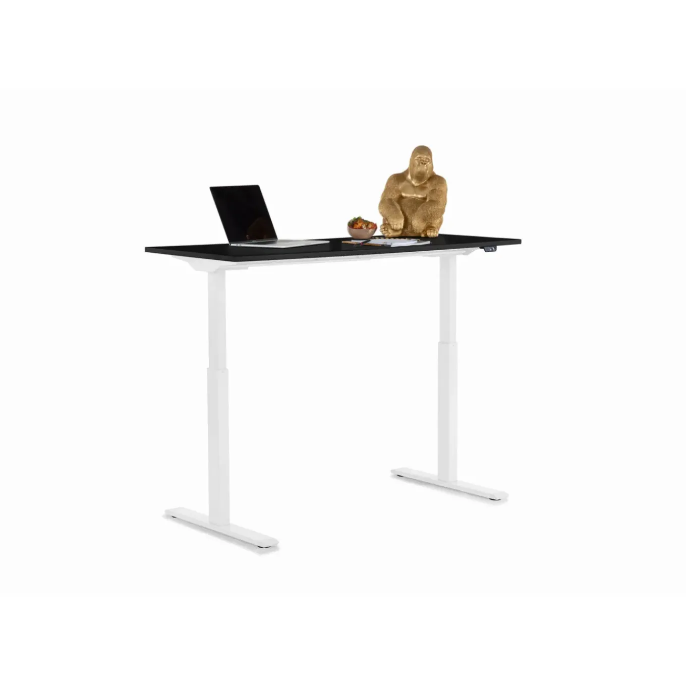 Bureau Office Blanc Noir 140X70