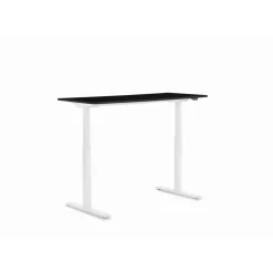 Bureau Office Blanc Noir 140X70