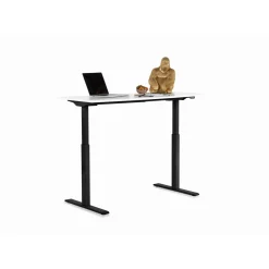Bureau Office Noir Blanc 120X60Cm