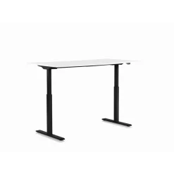 Bureau Office Noir Blanc 120X60Cm