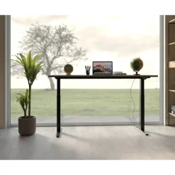 Bureau Office Noir Noir 140X70