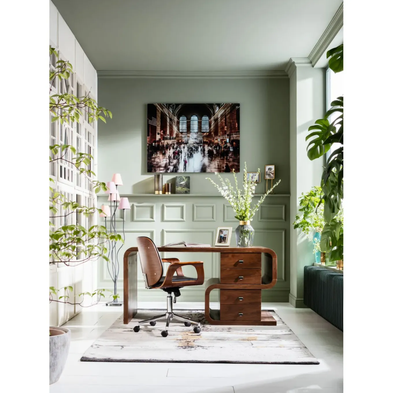 Bureau Soft Snake Noyer 150X70Cm