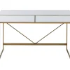Bureau Soran Dore 120X50Cm