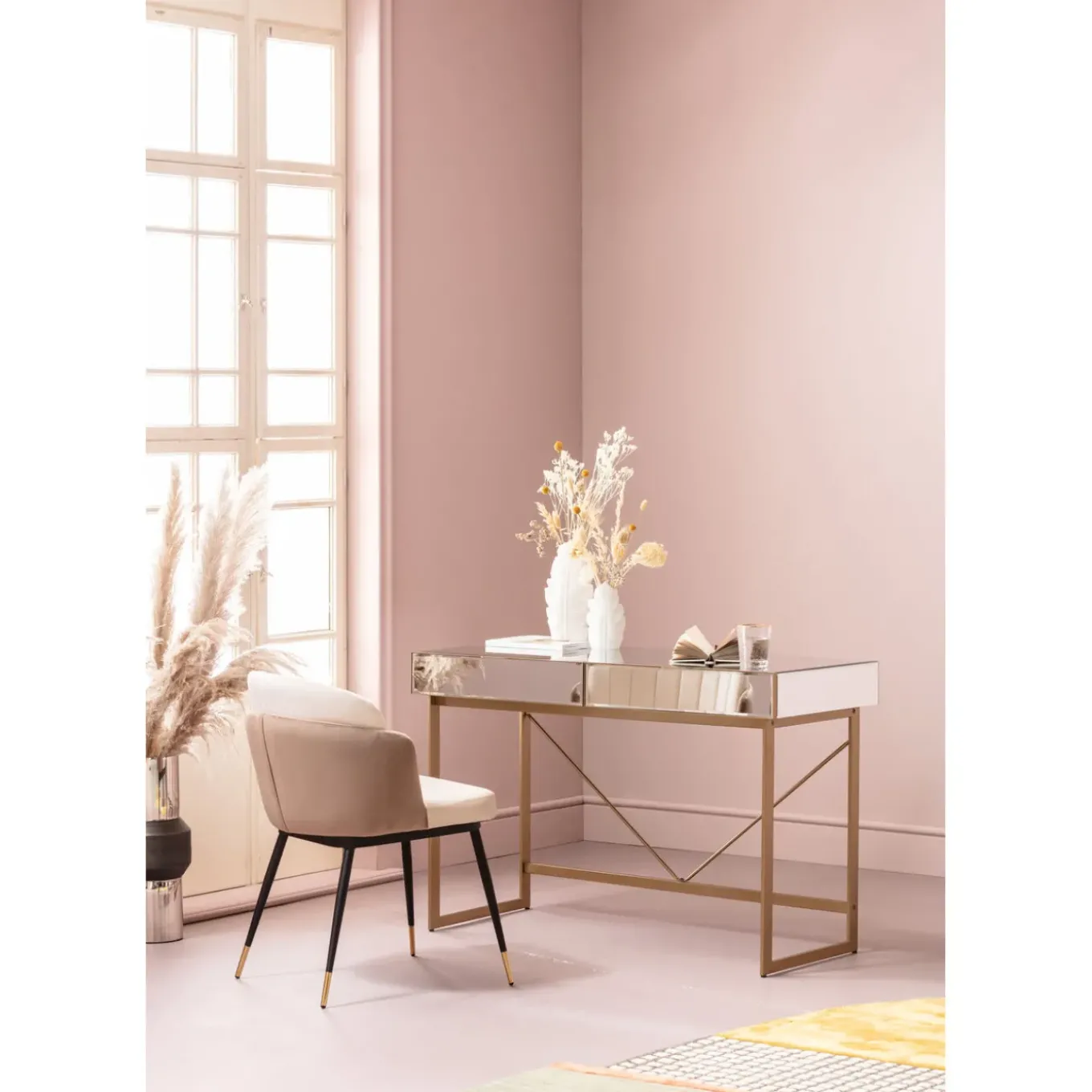 Bureau Soran Dore 120X50Cm