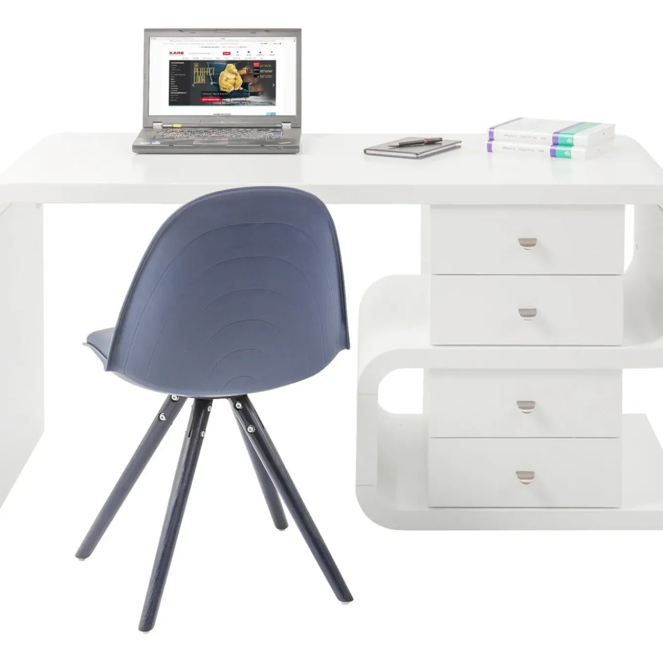 Bureau White Club Snake 150X70Cm