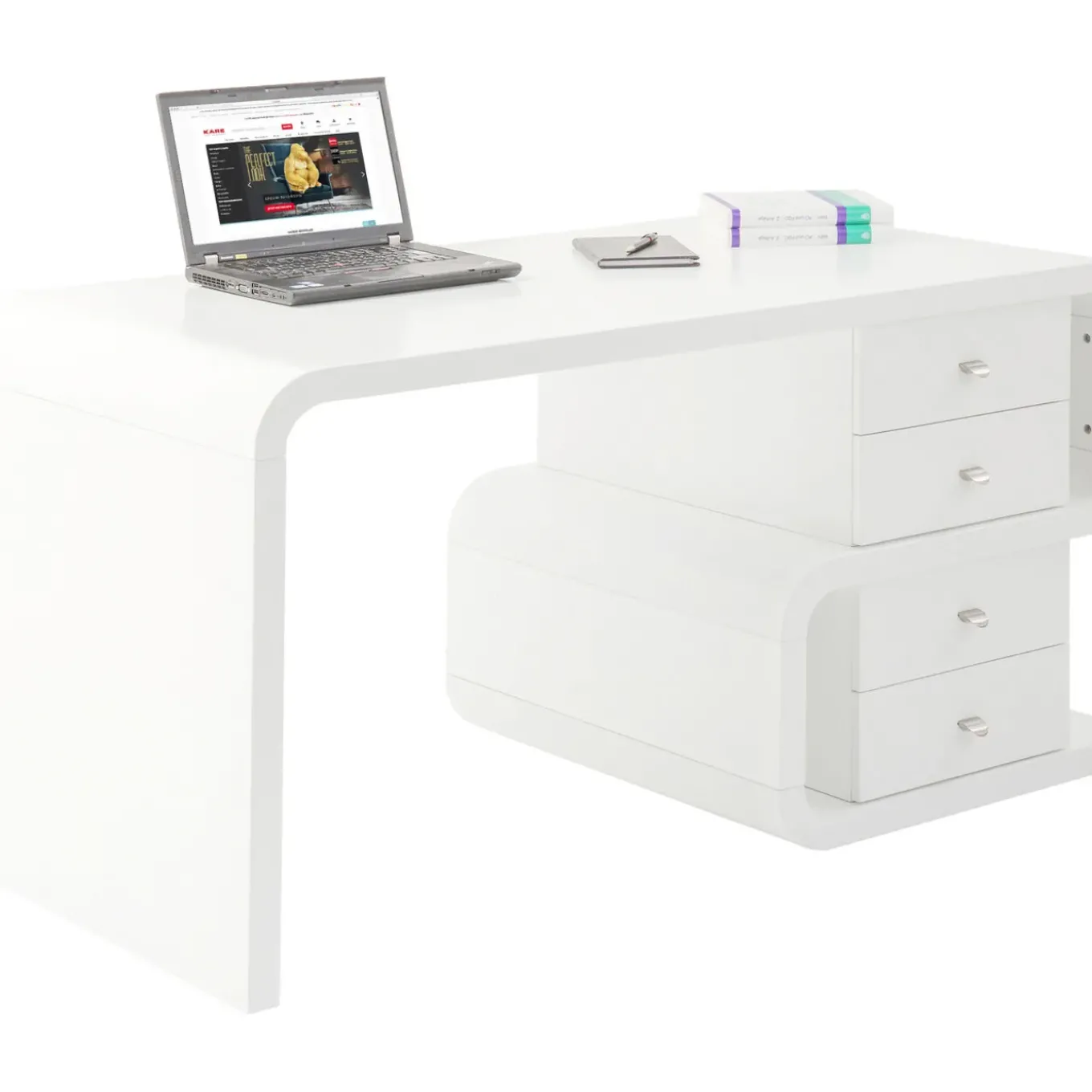 Bureau White Club Snake 150X70Cm