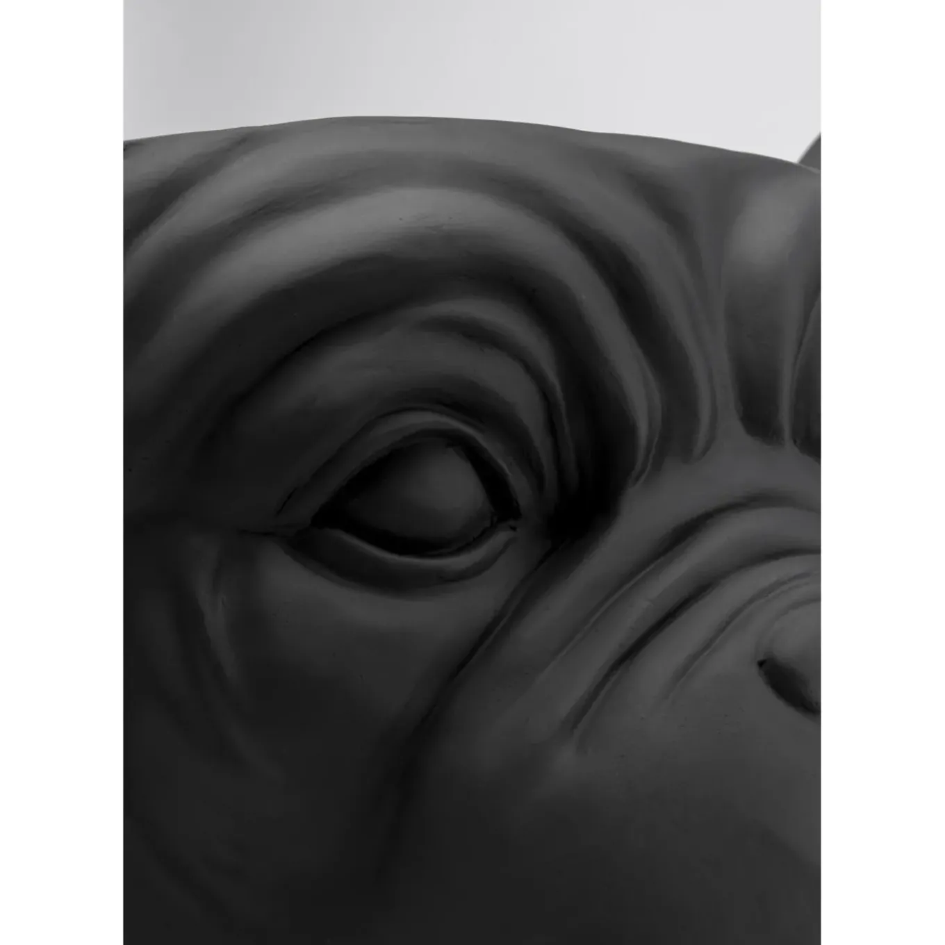 Cachepot Décoratif Bulldog Noir