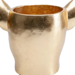 Cachepot Décoratif Bulldog Dore