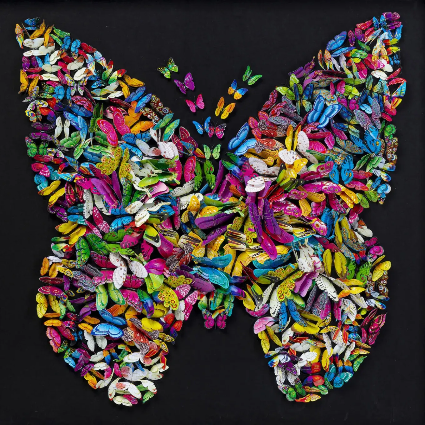 Cadre Décoratif Farfalla 120X120Cm